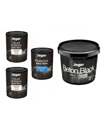 Black Concrete Wall Effect Kit 12m²